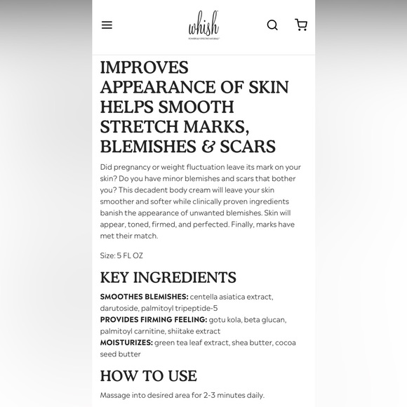 Whish firming body cream - Picture 2 of 3